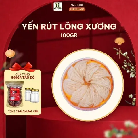 Yến Rút Lông Xương 100gr