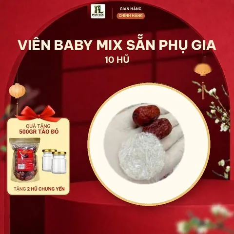Viên Baby Mix Sẵn Phụ Gia 10 hũ