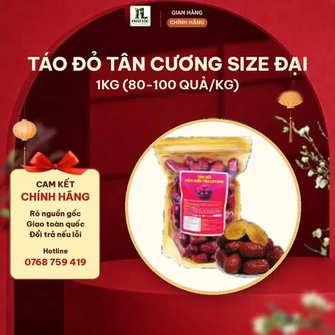 Táo Đỏ Tân Cương Size Đại 1kg (80-100 quả/kg)