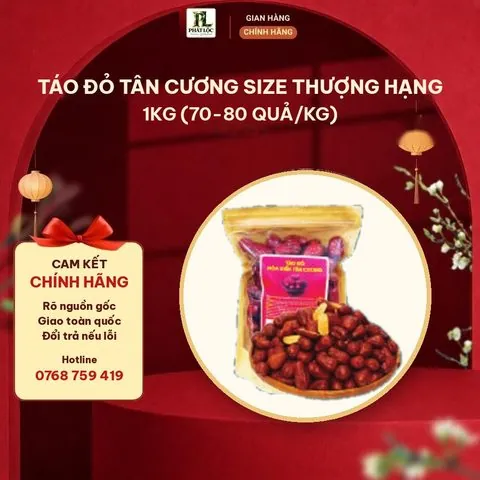 Táo Đỏ Tân Cương Size Thượng Hạng 1kg (70-80 quả/kg)