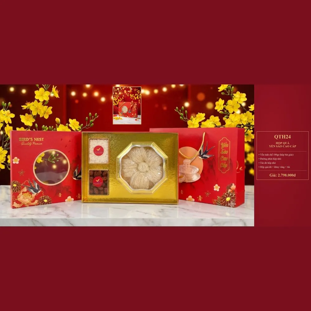 Hộp Quà Yến Sào Cao Cấp QTH24